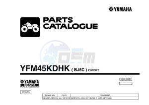 YFM450FWB YFM45KDHK (BJ5C) drawing Infopage-1