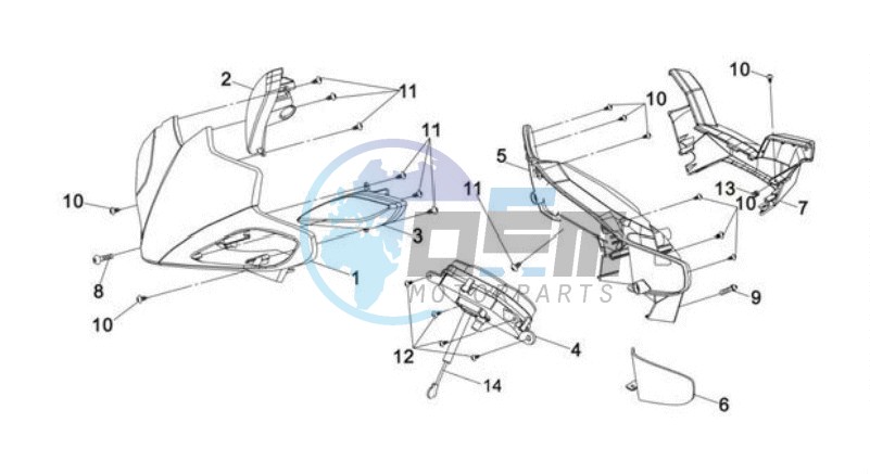 HEAD LIGHT COVER / SPEEDOMETER COWL / DASHBOARD