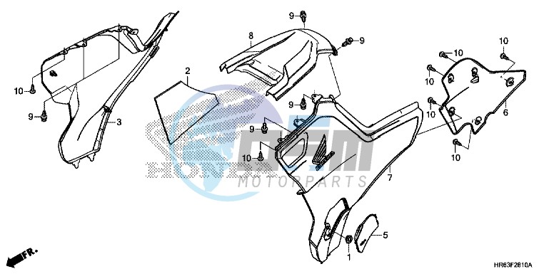 SIDE COVER/TANK COVER