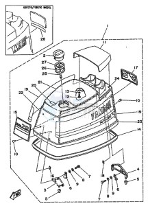 60FEO-60FETO drawing TOP-COWLING