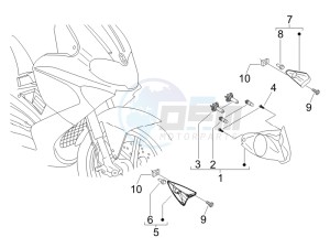 Runner 50 Pure Jet drawing Head lamp - Turn signal lamps