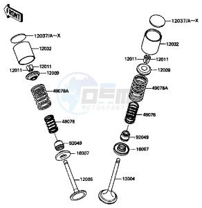 KL 650 A [KLR650] (A6-A9) [KLR650] drawing VALVE-- S- -