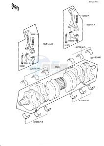 ZN 1300 A [VOYAGER] (A5-A6) [VOYAGER] drawing CRANKSHAFT