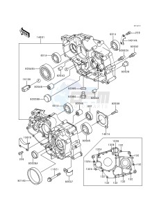 KLF 220 A [BAYOU 220] (A5-A9) [BAYOU 220] drawing CRANKCASE