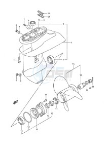 DF 20A drawing Gear Case