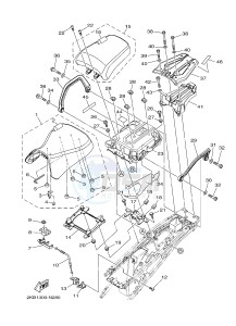 XT1200ZE SUPER TENERE ABS (2KB9 2KBA) drawing SEAT