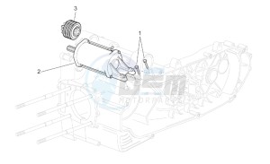 Scarabeo 500 drawing Starter motor