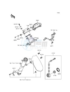 Z250SL BR250EGF XX (EU ME A(FRICA) drawing Meter(s)