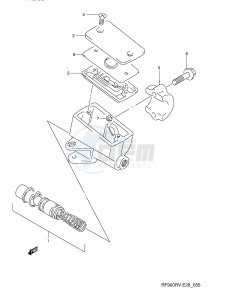 RF900R (E28) drawing FRONT MASTER CYLINDER