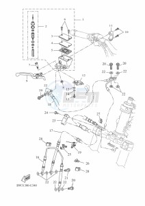 XTZ690 TENERE 700 (BEH1) drawing FRONT MASTER CYLINDER