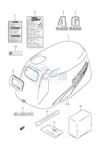 DF 6 drawing Engine Cover