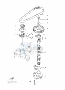 F70AET drawing OIL-PUMP