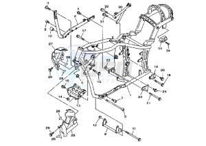 XVS DRAG STAR 1100 drawing FRAME MY99