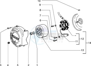 NRG 50 drawing Flywheel magneto