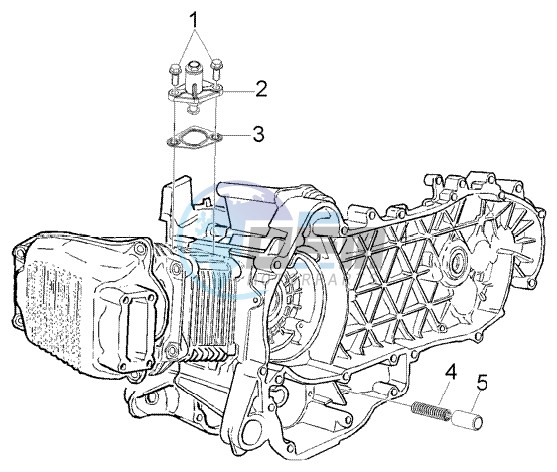 Chain tightener - By-pass valve