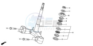 FES125 PANTHEON drawing STEERING STEM