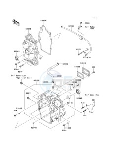 KAF 620 K [MULE 3010 TRANS4X4 HARDWOODS GREEN HD] (K1) K1 drawing CRANKCASE