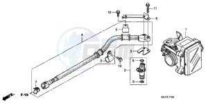 FES125AB S Wing E drawing THROTTLE BODY