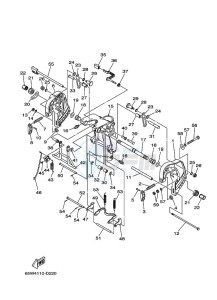 F25AMHS drawing FRONT-FAIRING-BRACKET