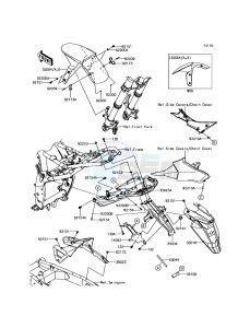 Z800 ABS ZR800BGF FR GB XX (EU ME A(FRICA) drawing Fenders