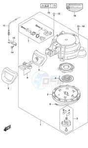 DF 9.9A drawing Recoil Starter