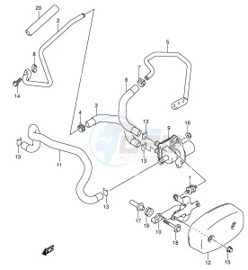 VL800 (E2) VOLUSIA drawing SECOND AIR (MODEL K5)