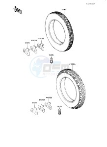 KZ 750 L [L3] drawing TIRES