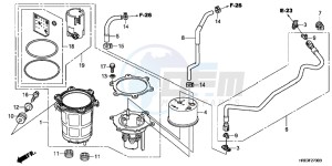 TRX500FPED TRX500FPE ED drawing FUEL PUMP