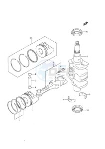 DF 9.9 drawing Crankshaft