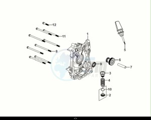 FIDDLE II 50 (AF05W5-NL) (E5) (M1) drawing R. CRANK CASE COVER