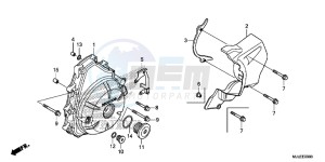 NC700SDE NC700SD 2ED - (2ED) drawing A.C. GENERATOR COVER