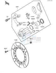 KL 250 D [KLR250] (D4-D6) [KLR250] drawing FRONT BRAKE