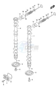 DF 150 drawing Camshaft