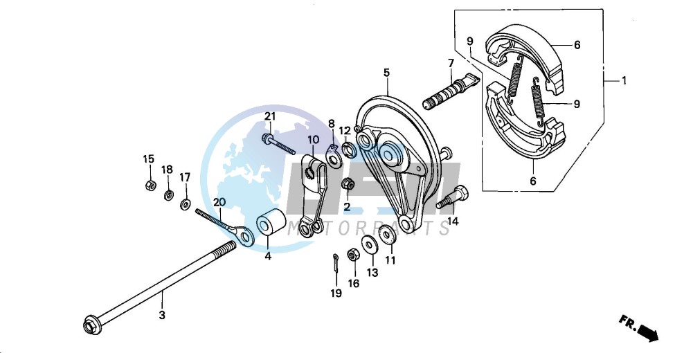 REAR BRAKE PANEL