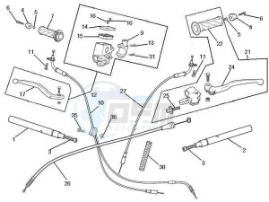 RCR_SMT 125 SC drawing Handlebars - Master cilinder