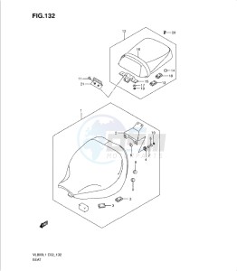 VL800 drawing SEAT (VL800CL1 E2)