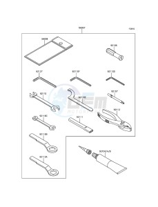 Z800 ZR800CGFA UF (UK FA) XX (EU ME A(FRICA) drawing Owner's Tools