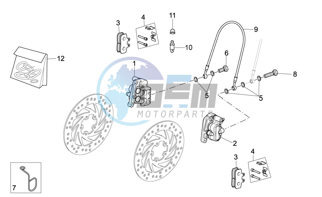 Front caliper