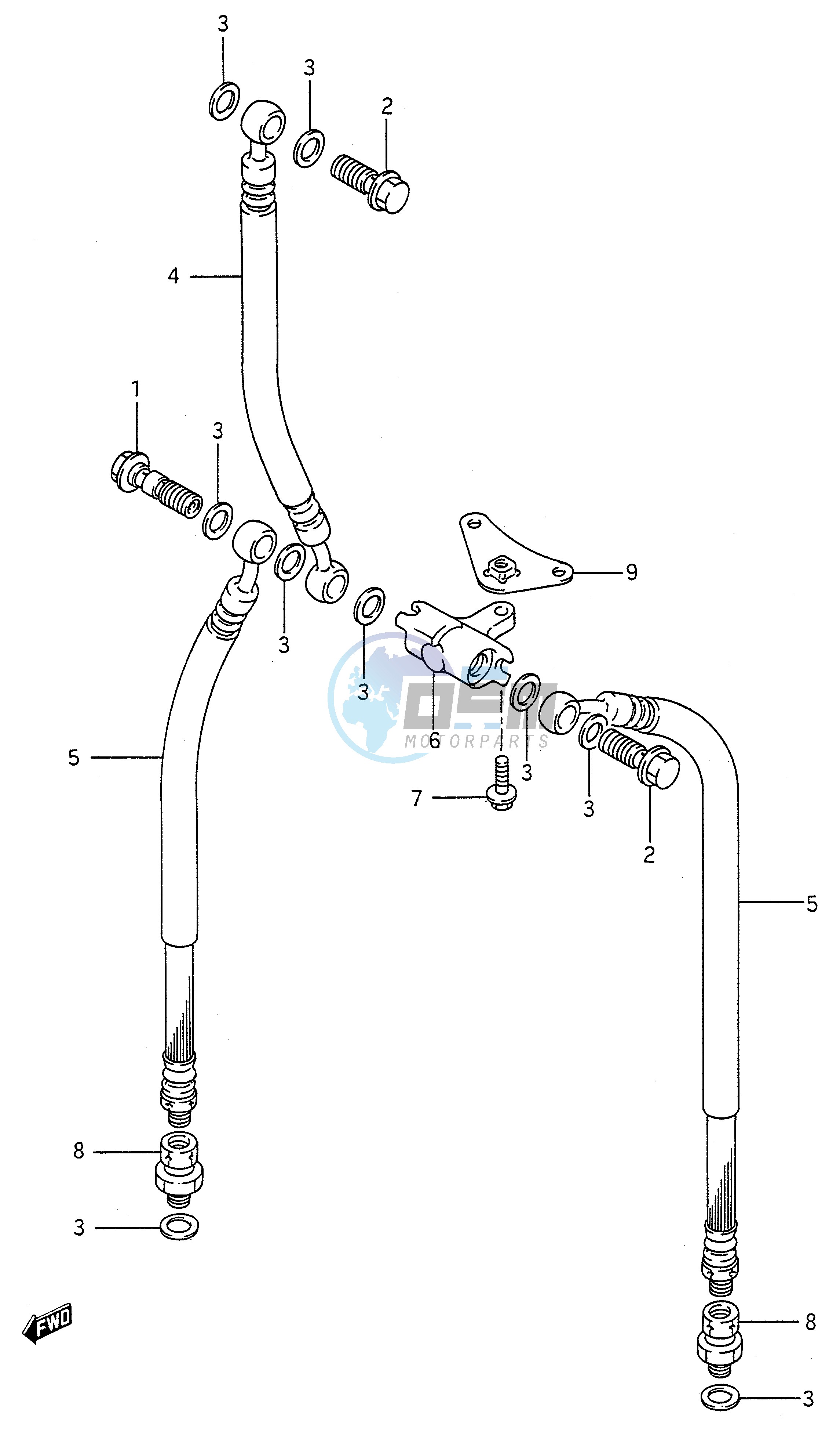 FRONT BRAKE HOSE