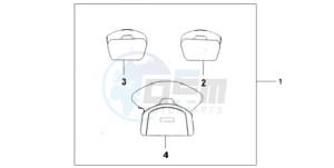 GL1800A Korea - (KO) drawing DELUXE INNER BAG