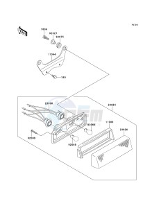 KLF 300 [BAYOU 300] (B15-B17) [BAYOU 300] drawing TAILLIGHT-- S- -