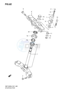 GSF-1250S ABS BANDIT EU drawing STEERING STEM