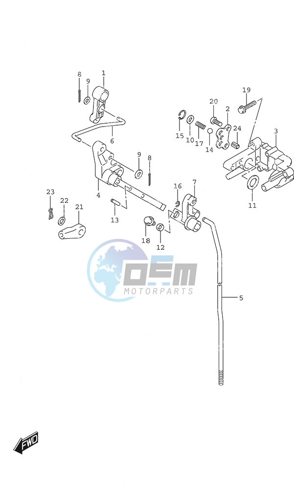 Clutch Rod - Remote Control