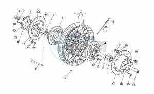 Nevada 350 Club Club drawing Front wheel