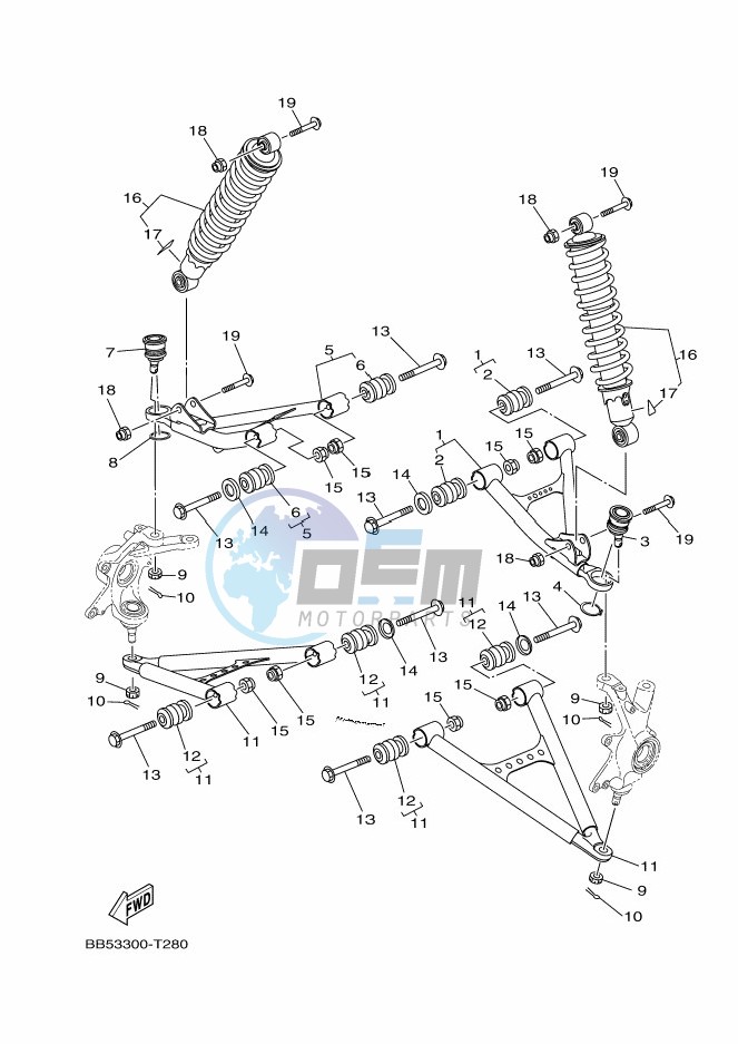 FRONT SUSPENSION & WHEEL