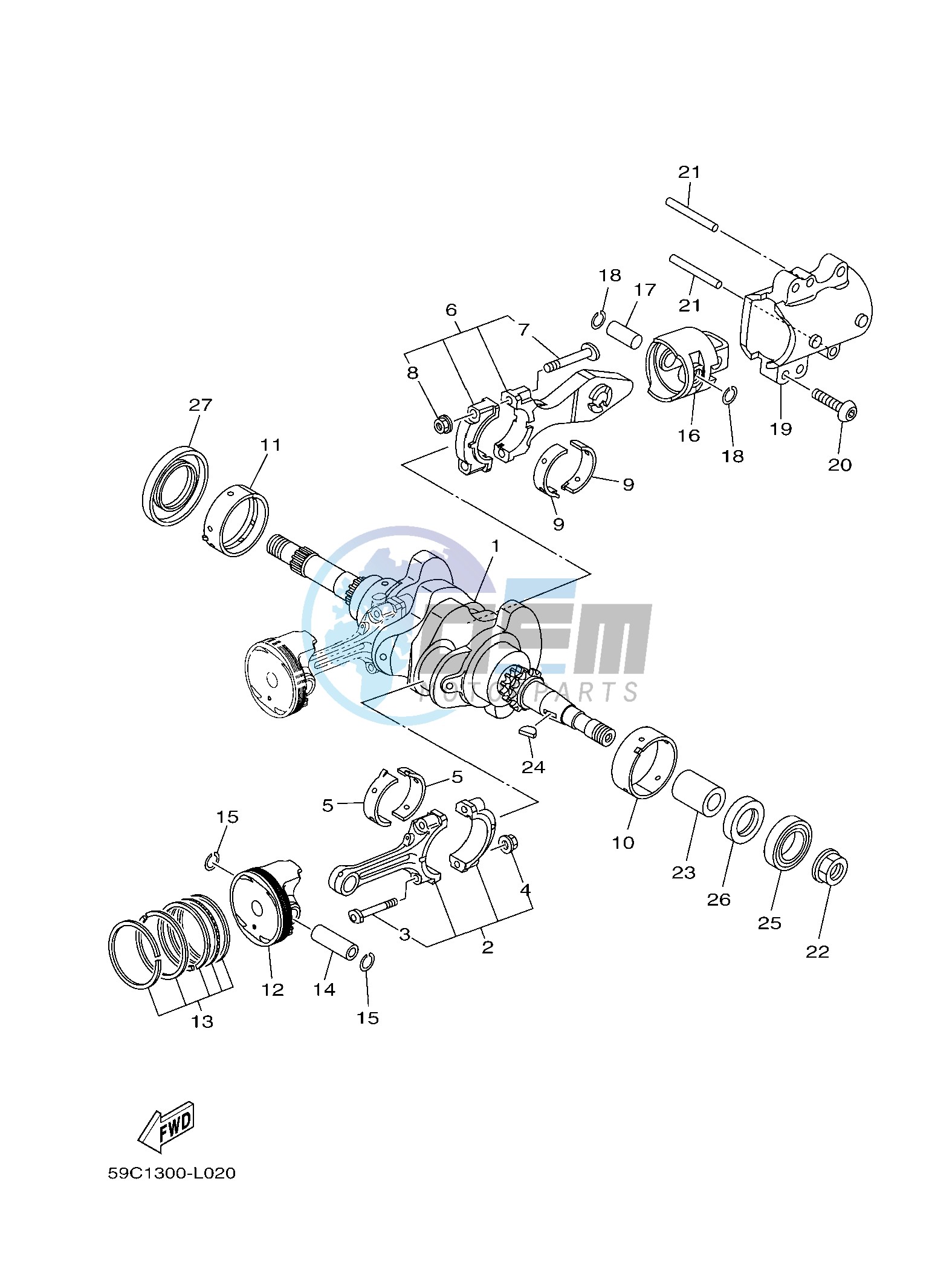 CRANKSHAFT & PISTON