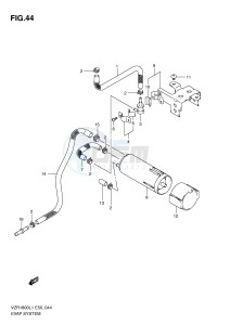 VZR1800 (E50) INTRUDER drawing EVAP SYSTEM