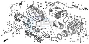 CB1300A9 France - (F / ABS CMF MME TWO) drawing AIR CLEANER