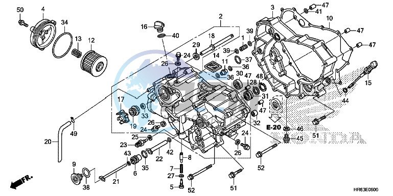 FRONT CRANKCASE COVER