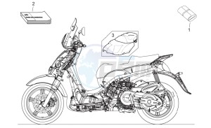 Scarabeo 400-492-500 Light drawing Completing part